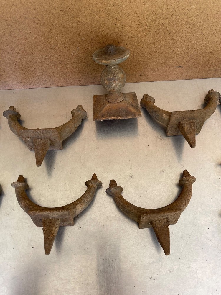 Antique Blacksmith Smith Forge Stake Dog & Clamp Forming Tool