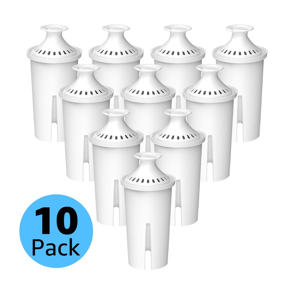 AQUA CREST Replacement for Brita Classic Pitcher Water Filter, NSF Certified10pc