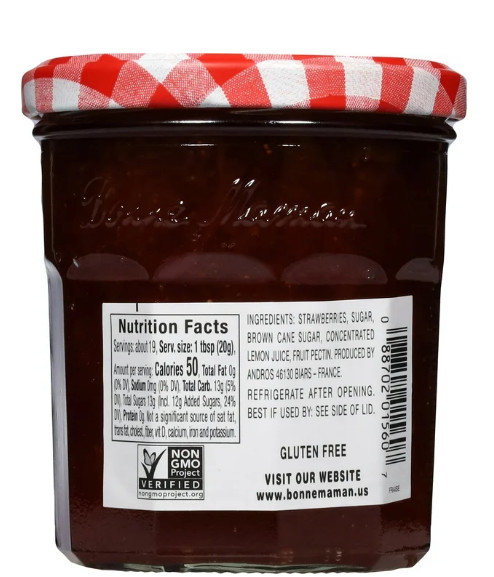 Bonne Maman Strawberry Preserves 13 oz