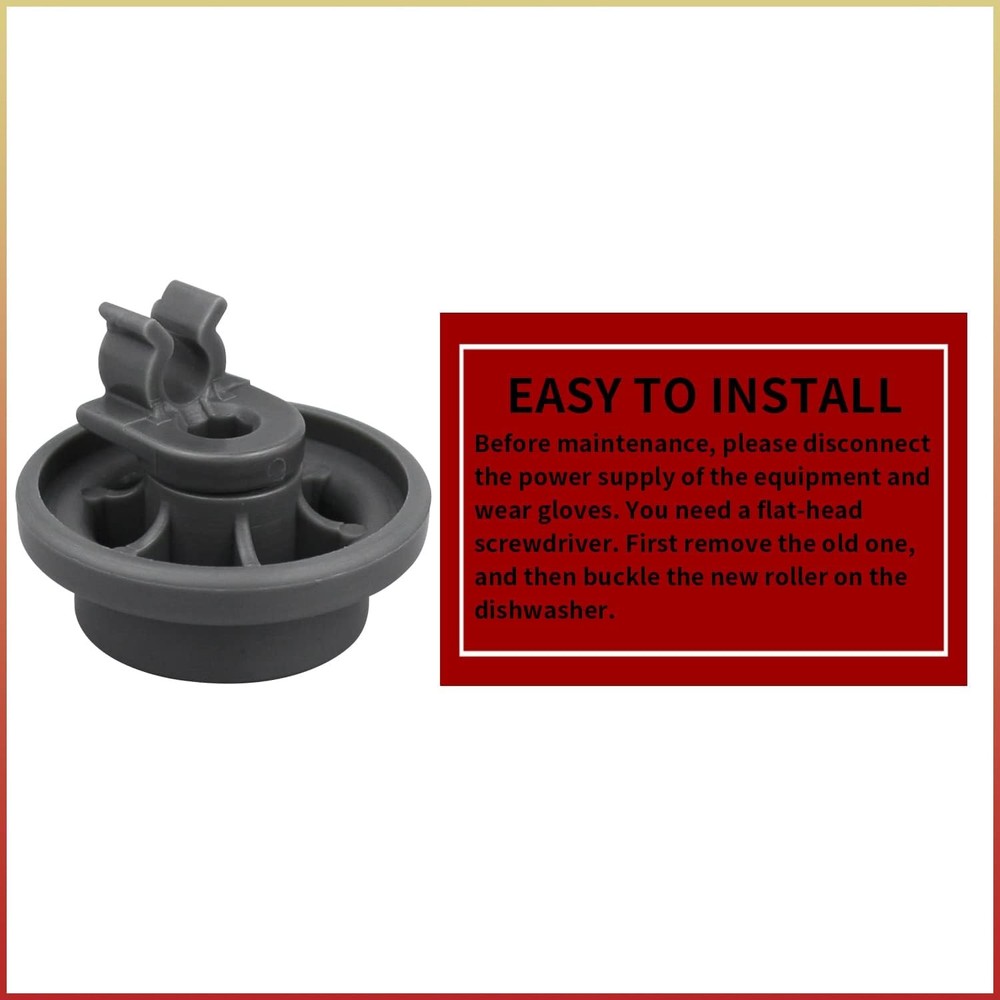 LG Dishwasher Rack Wheel Kit 4pcs Replacement