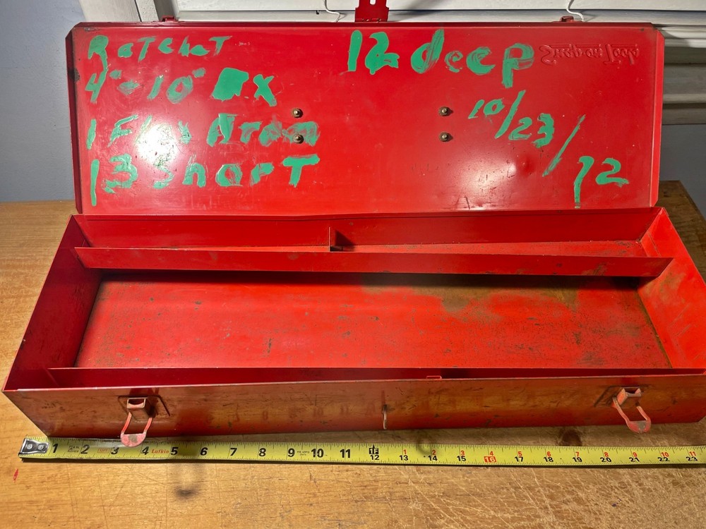Vintage Snap-On Tool Box for Socket Set KRA 280 Date Code 72