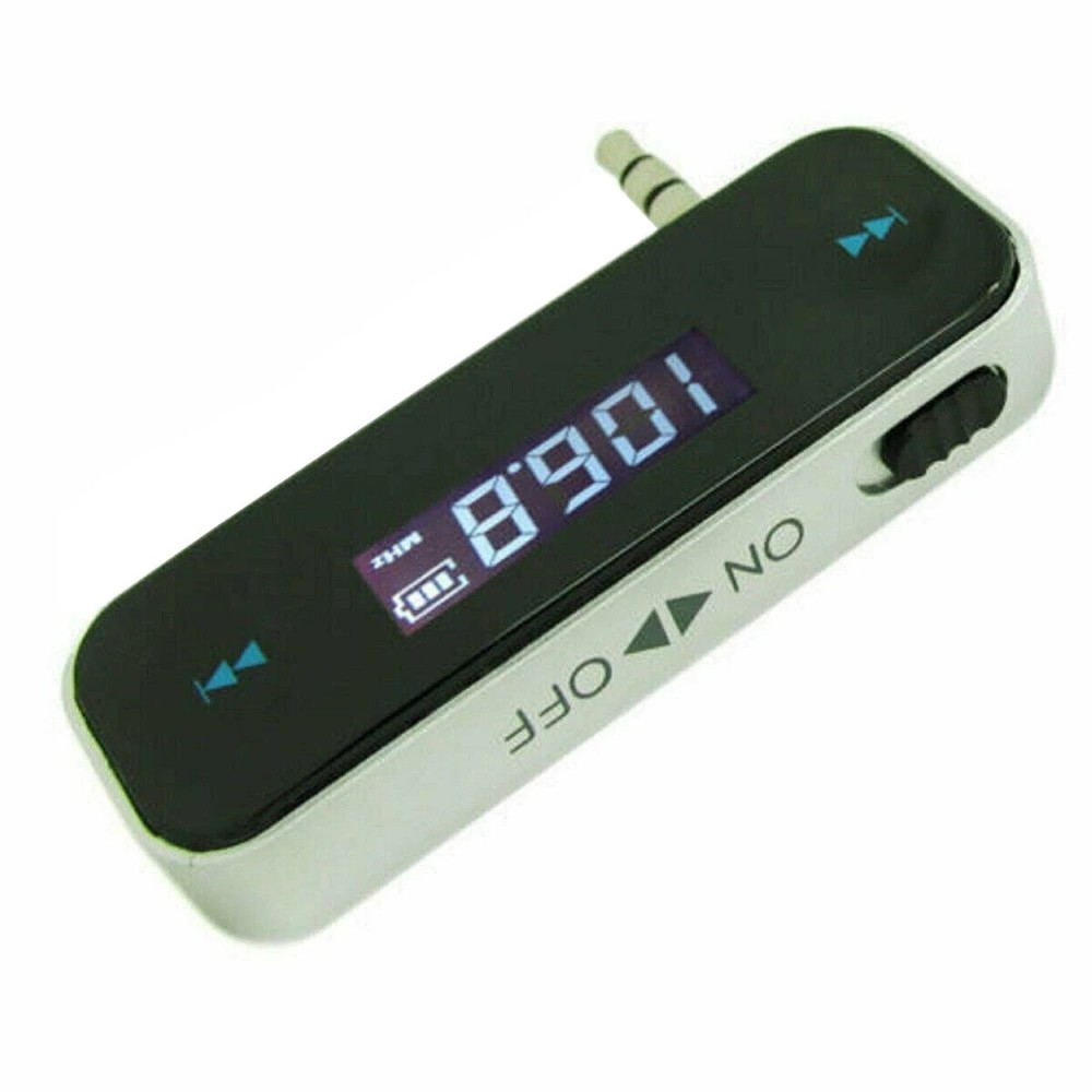 3.5mm FM Transmitter + Car Charger Wireless Radio Adapter for iPhone iPod Touch