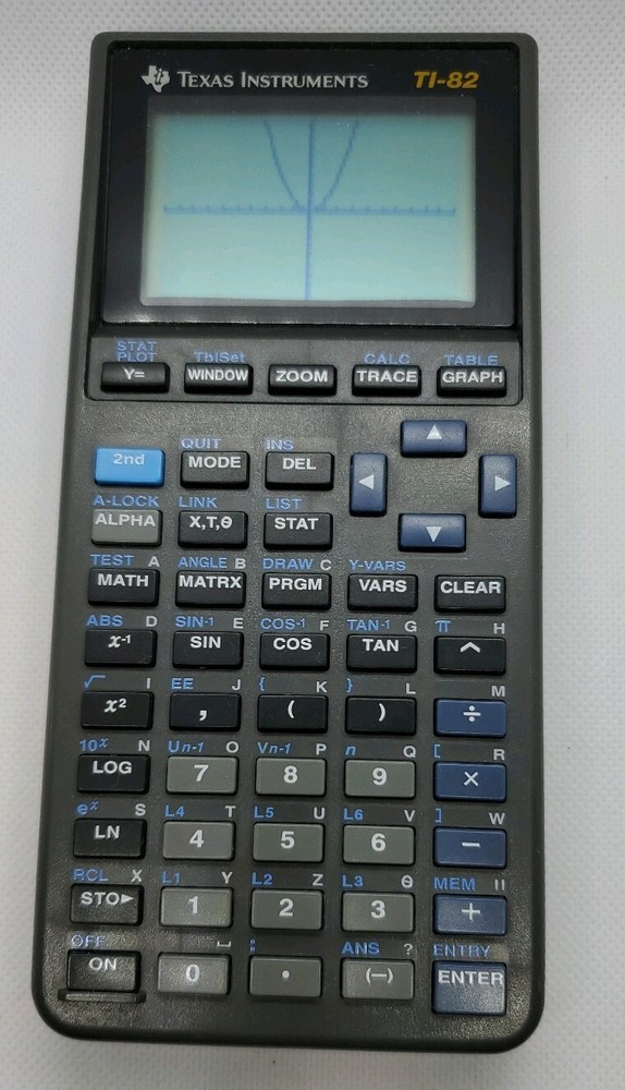 Texas Instruments TI-82 Graphing Calculator With Cover
