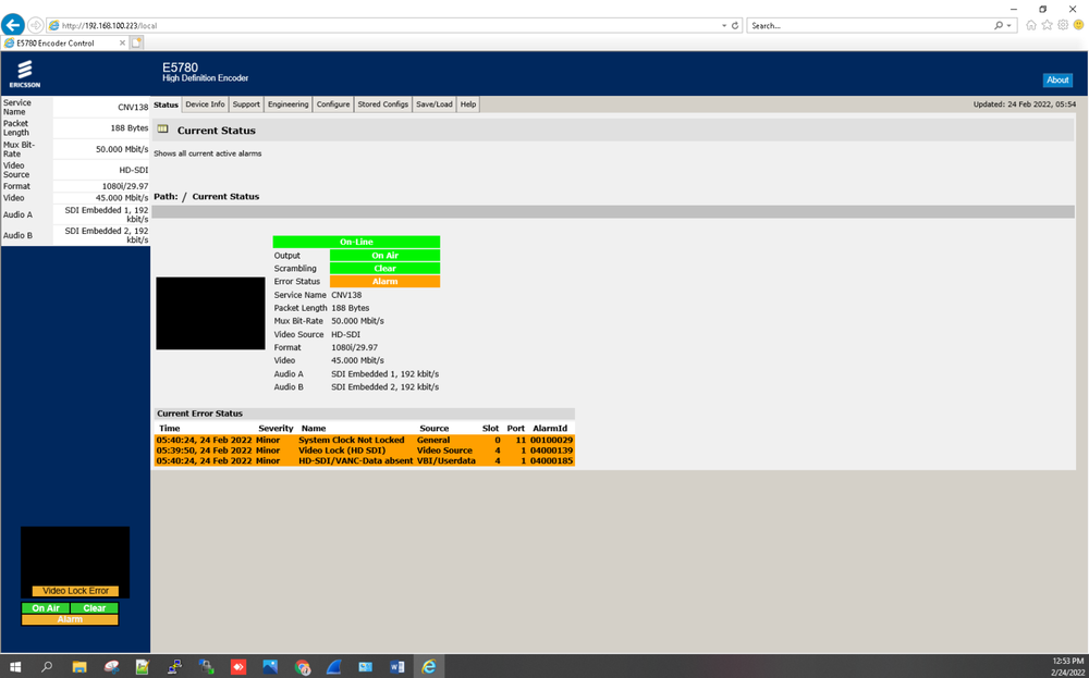 Tandberg Ericsson Encoder E5780