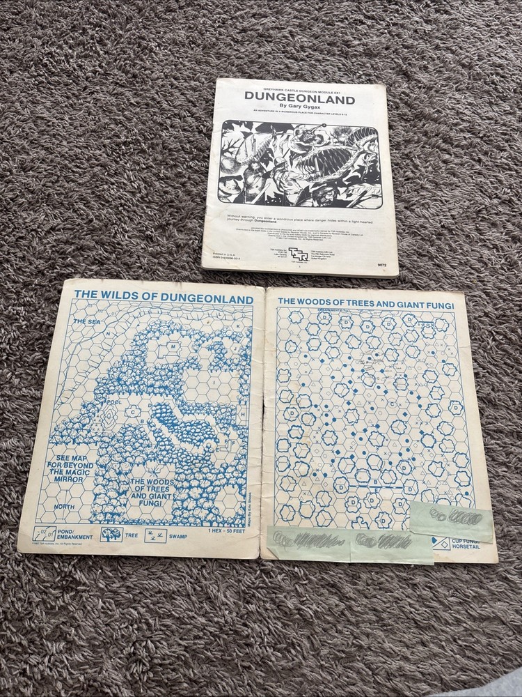 Dungeonland Adventure Module - AD&D EX1
