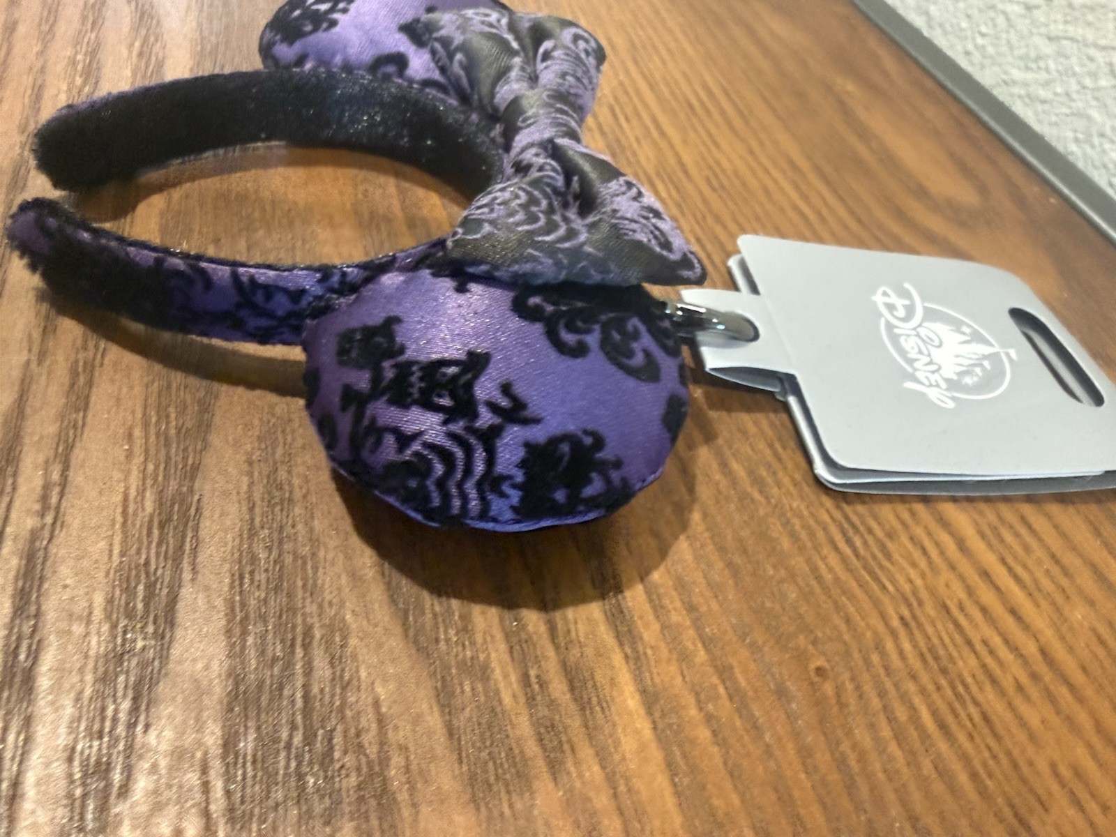 NWT Disney Haunted Mansion Print Ears Bag Charm