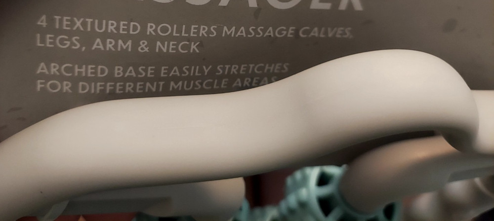 Massager Four Points Textured Hand Held Rollers Arched Base New