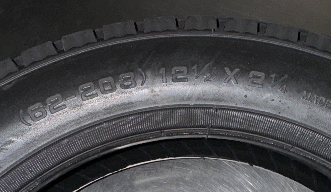 Heavy Duty Tire & Bent Stem Inner Tube 12-1/2 x 2-1/4 12.5 x 2.25 razor Bicycle