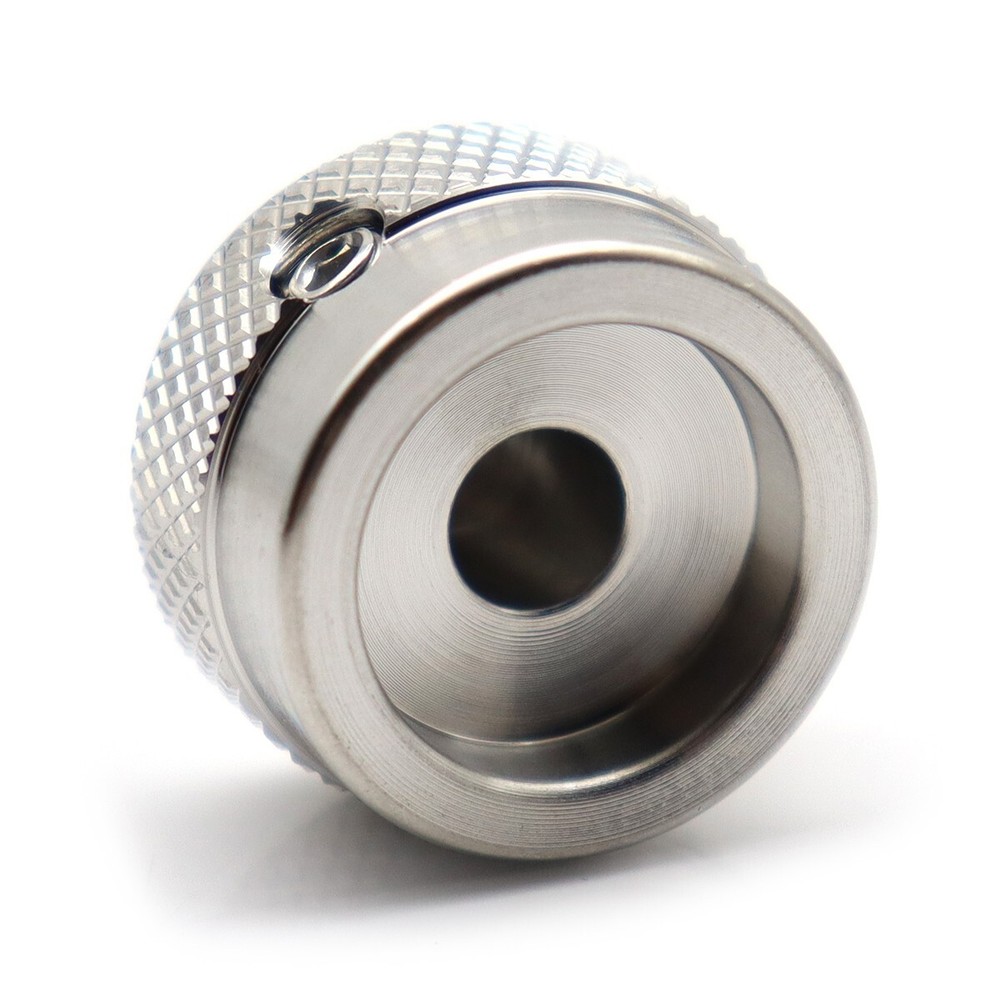 4x Metal Guitar Knobs "G" Arrow Logo Knobs Volume Amplifier Audio Control Silver