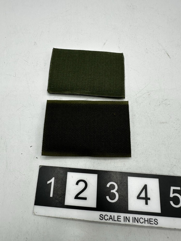 2x Olive Drab US Flag - 2x3 Patch Left Forward facing