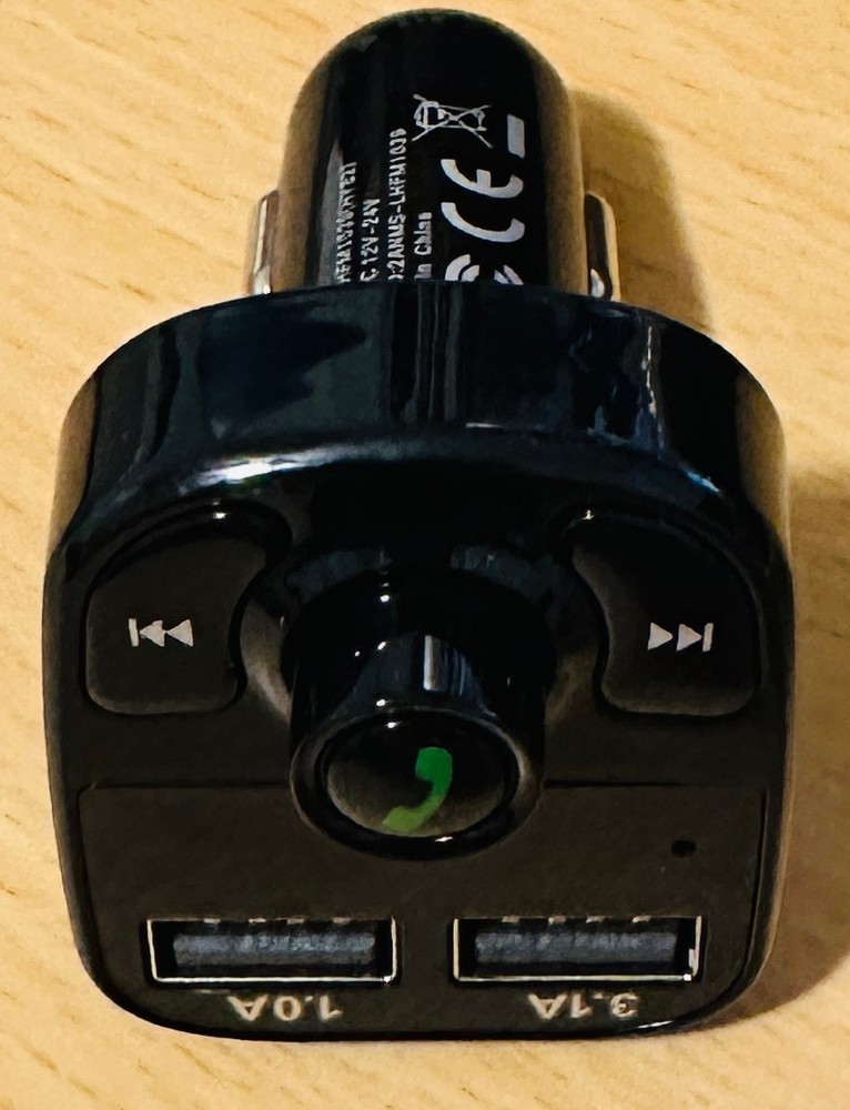 Handsfree Call Car Charger, Wireless Bluetooth 5.3 FM Transmitter Radio Receiver