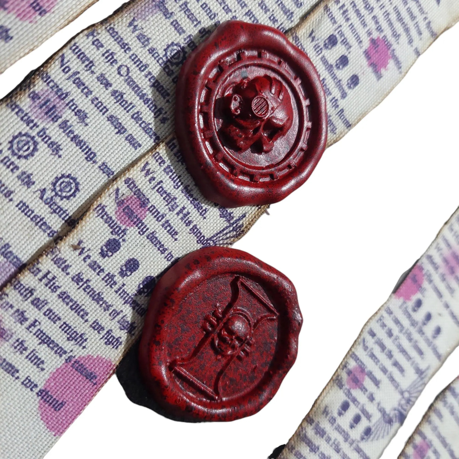 Grimdark Premium Warhammer 40k Purity Seals Magnetic or Pin l Cosplay l Decor