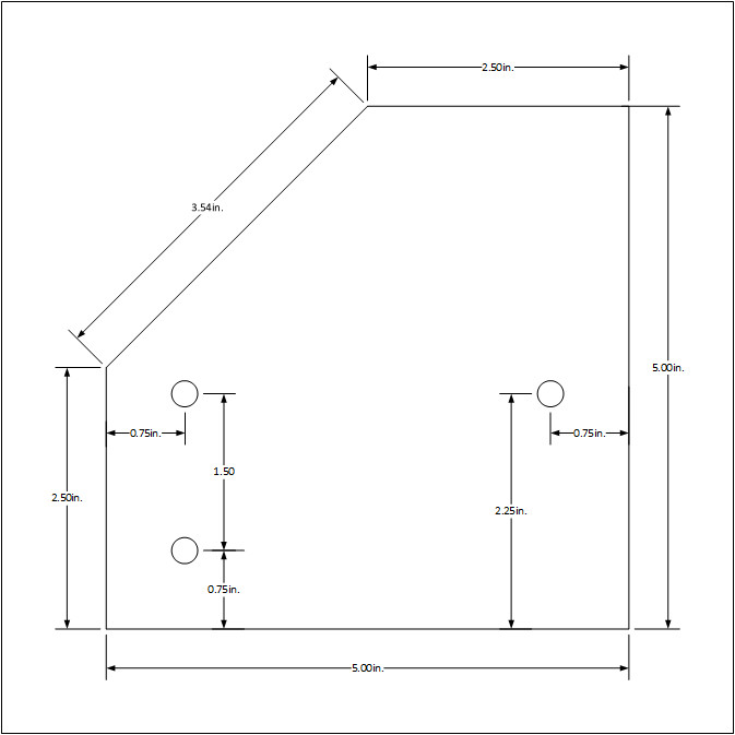 Stanley Plane Tote Drilling Jig Angle Blocks with Knobs and Thrust Bearings