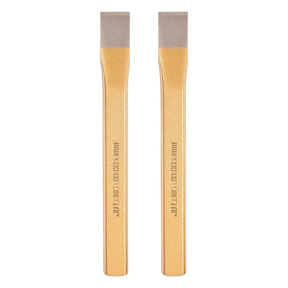 2pcs 5/9" Heavy Duty Cold Chisel 6" Long Alloy Steel Flat Cold Chisel