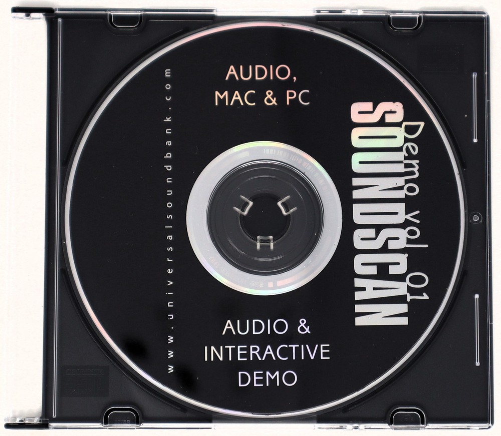 USB Soundscan Demo Vol 1 Sample Library/Sound Library/Sampling CD