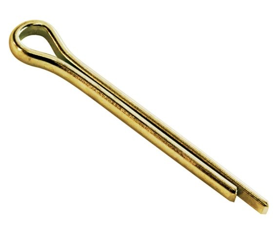 Cotter Pin 5/32 x 2 Brass Plain (75 Pieces)