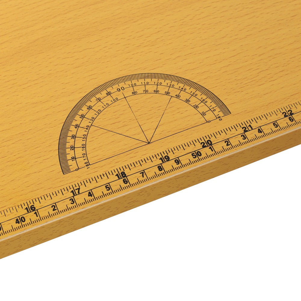 Portable Folding Workbench Tool Table w/ Measuring Tape & Protractor