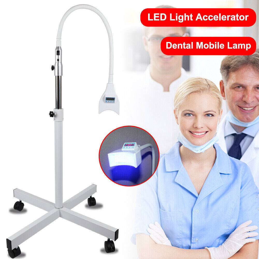 Dental Mobile Teeth Whitening Machine Cold LED Light Bleaching Accelerator Lamp