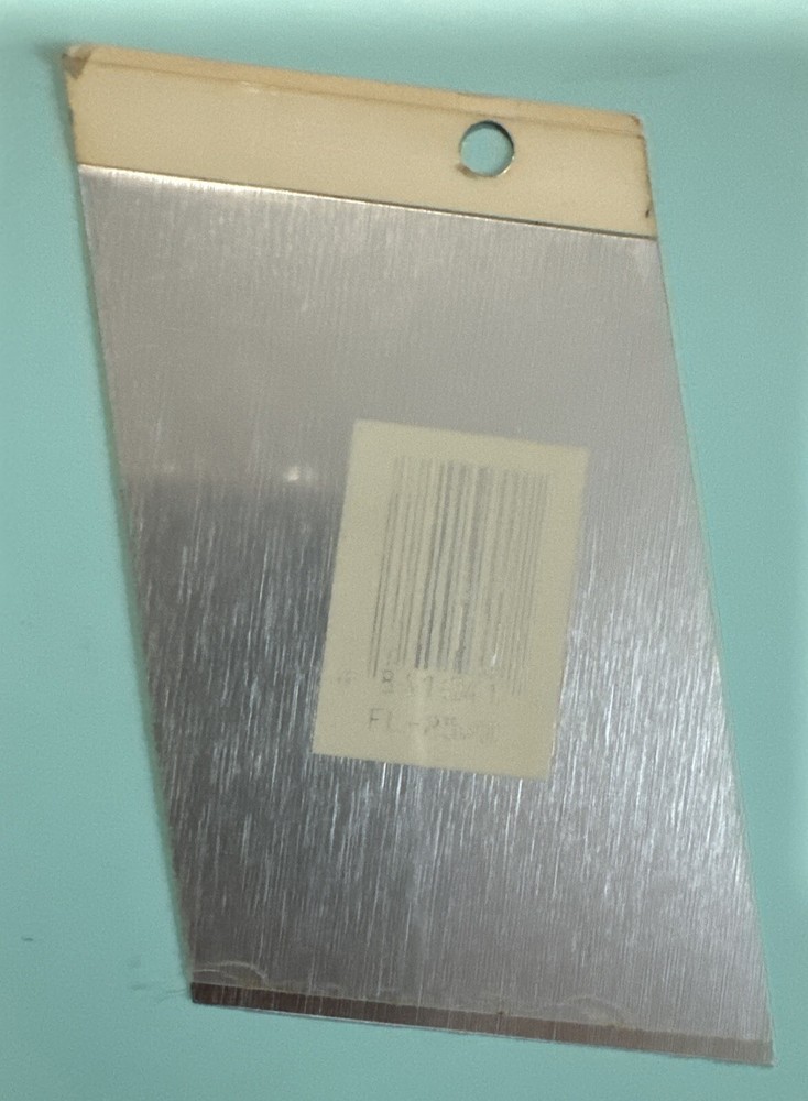 Self adhesive Reflective “D” letter chrome 2/12”X4”