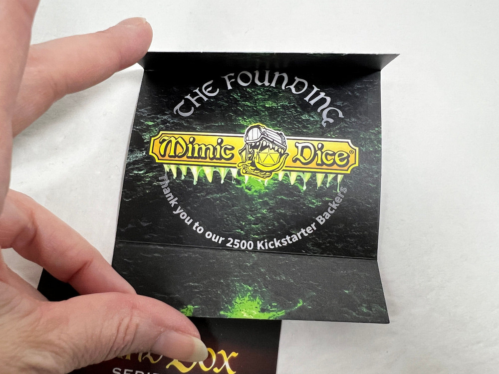OPEN ITEM: The Founding Mimic Dice (Blind Box) Series 1