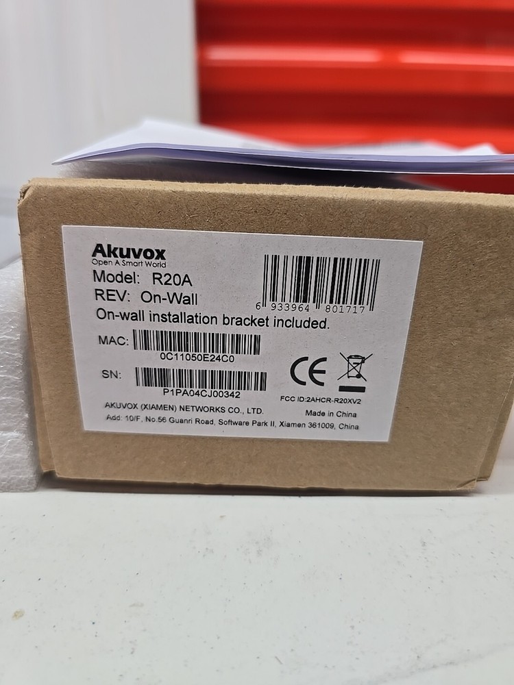 AKUVOX SMART INTERCOM R20A