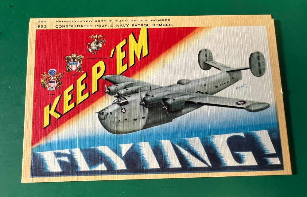 CONSOLIDATED PB2Y-2 CORONADO 1943 POST CARD GROUPING