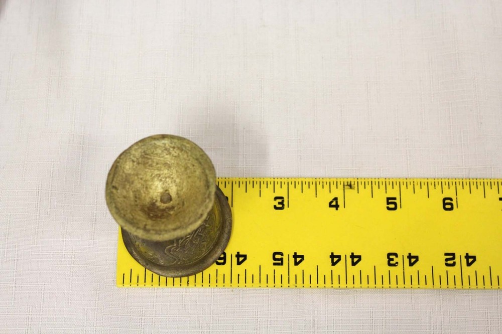 Antique Coffee Tea Pot & Cup Copper & Brass Middle Eastern Dallah Arabic 10"
