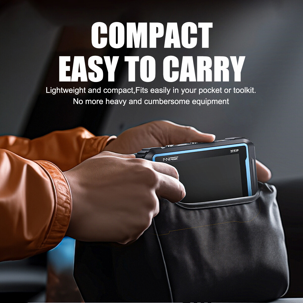 FNIRSI 2C53P Handheld Digital Oscilloscope Multimeter Signal Generator IPS Touch