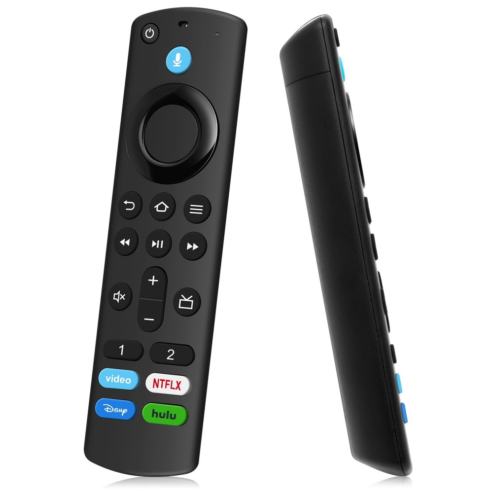 Replacement Voice Remote Control Compatible with Fire 3rd GEN Remote, Black