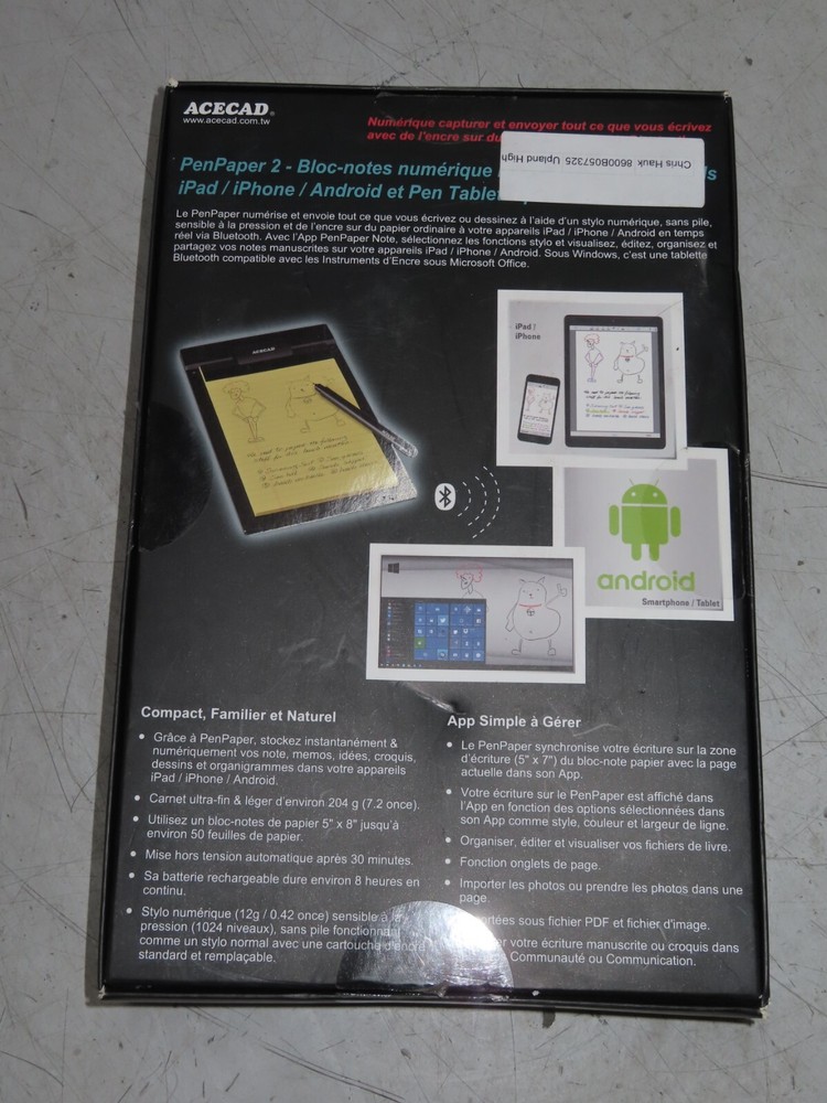 ACECAD PenPaper 2 - Bluetooth Digital Notepad