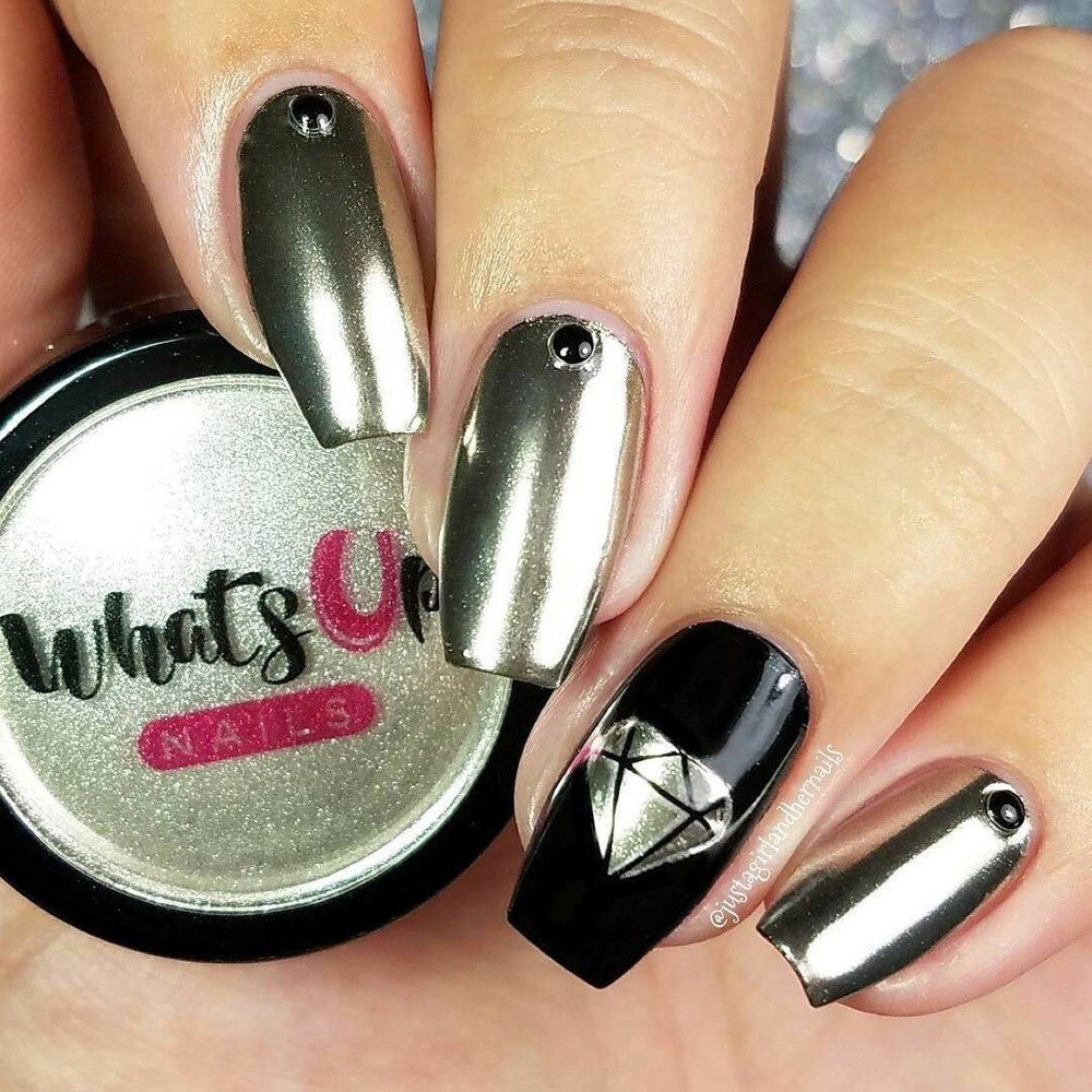 Chrome Powder For Mirror Nails