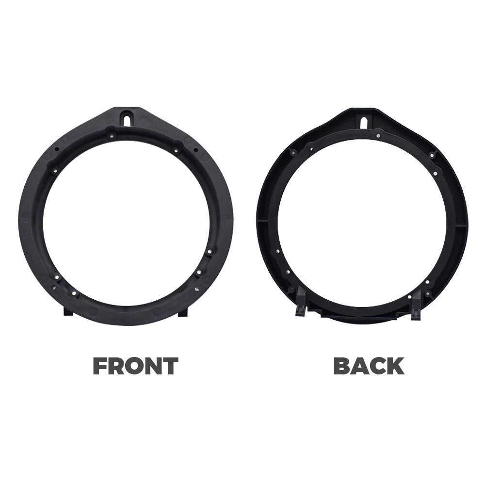 4X 6.5" Speaker Adapter Spacers Ring Bracket Mounting W/Wire Harness For Honda