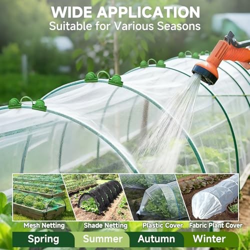 25pcs Garden Hoops Rust-Free Fiberglass Greenhouse Hoops