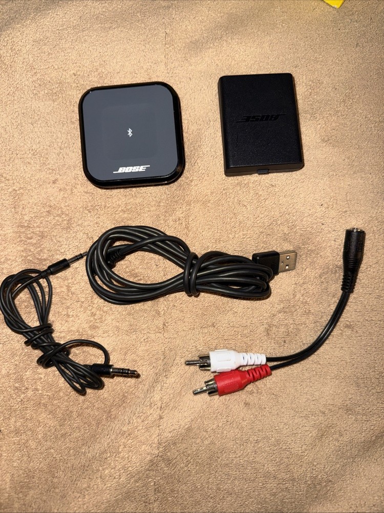 Bose Bluetooth Audio Adapter with Cables 418048 & Wall Adaptor PSA05F