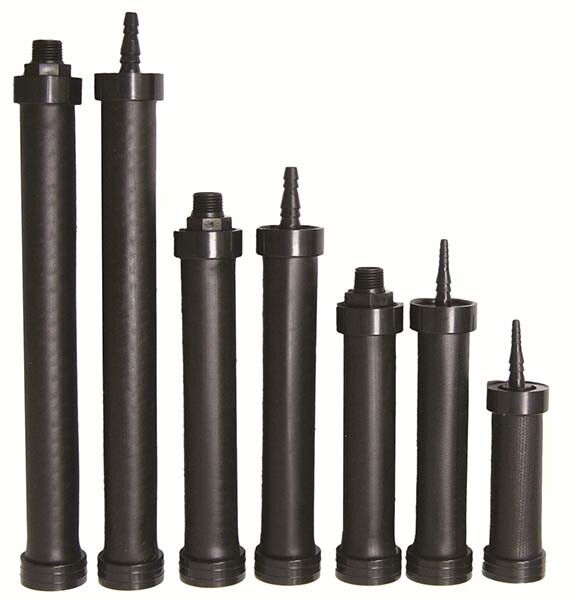 Set of 2 8" Rubber Membrane Air Diffusers with 1/2" NPT Inlets