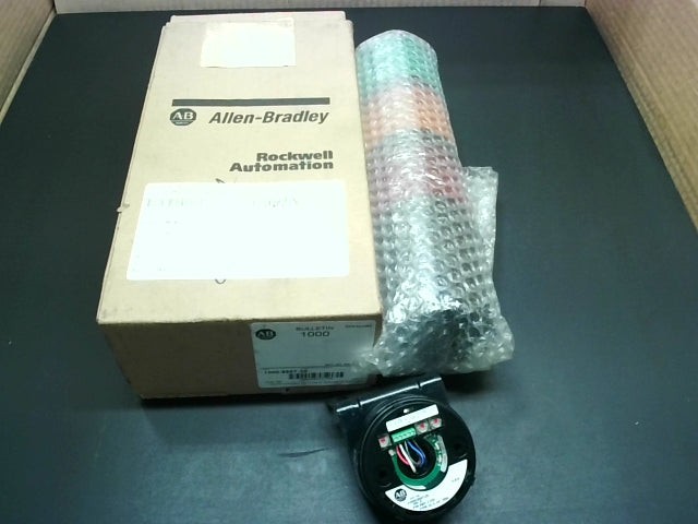 Allen Bradley 1000-855T-25 Stack Light Ser.A 3 LED Stack Vertical Mount-New In B