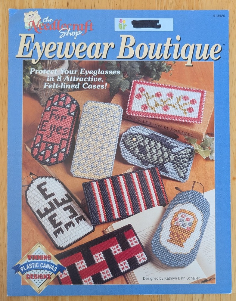 The Needlecraft Shop Eyeware Boutique Plastic Canvas Pattern Booklet