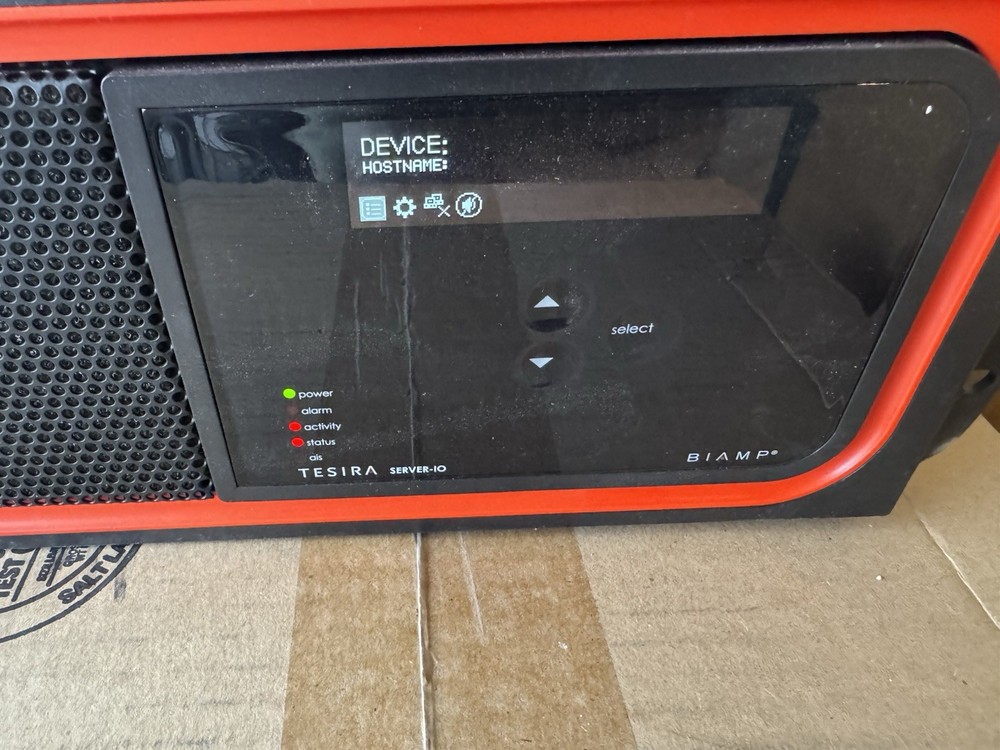 BIAMP TESIRA SERVER-IO Digital Audio Server Network