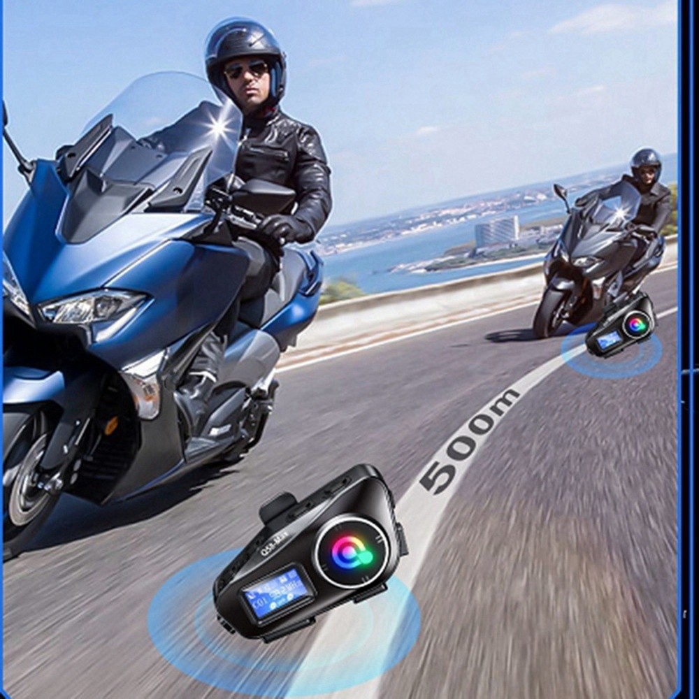 Q58 Max Motorcycle Helmet Bluetooth Intercom IP65 Intercom Distance 500m8871