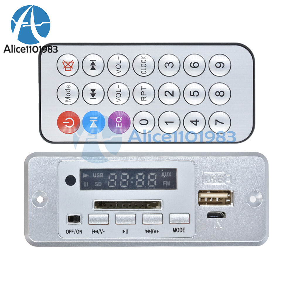 5V MP3 Mini Decoder Board Bluetooth Call Decoding Module MP3 WAV U-Disk and TF