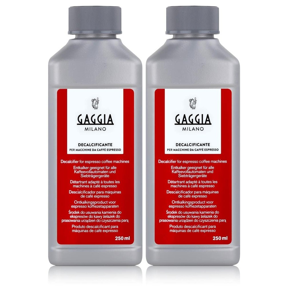 Gaggia Decalcifier Descaler Solution 250ml 2 Bottles