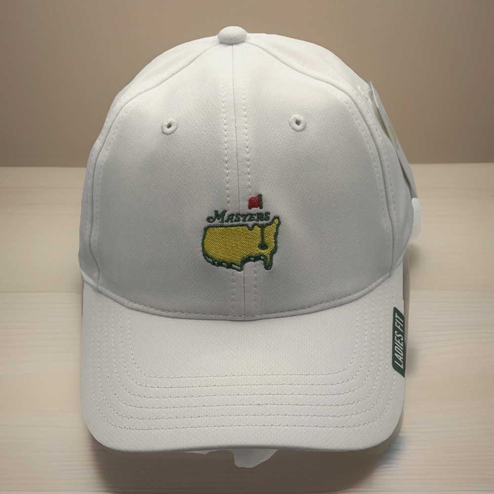 Masters 2026 ANGC Ladies Fit Performance Tech Hat - White - NWT Adjustable