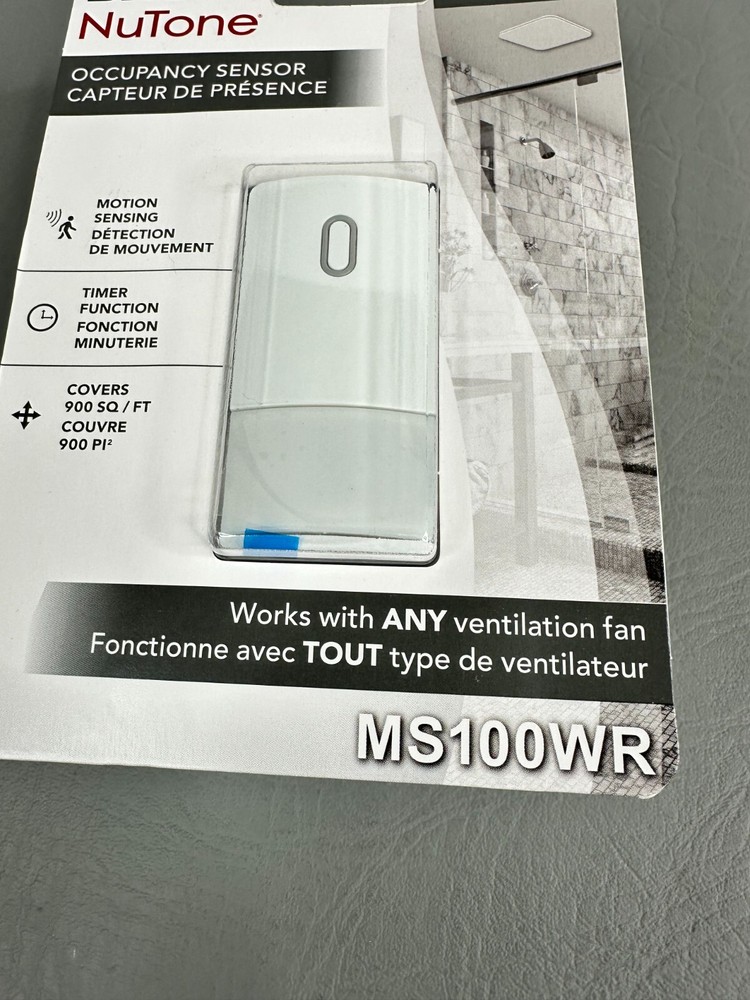 Broan NuTone MS100WR Occupancy Sensor New