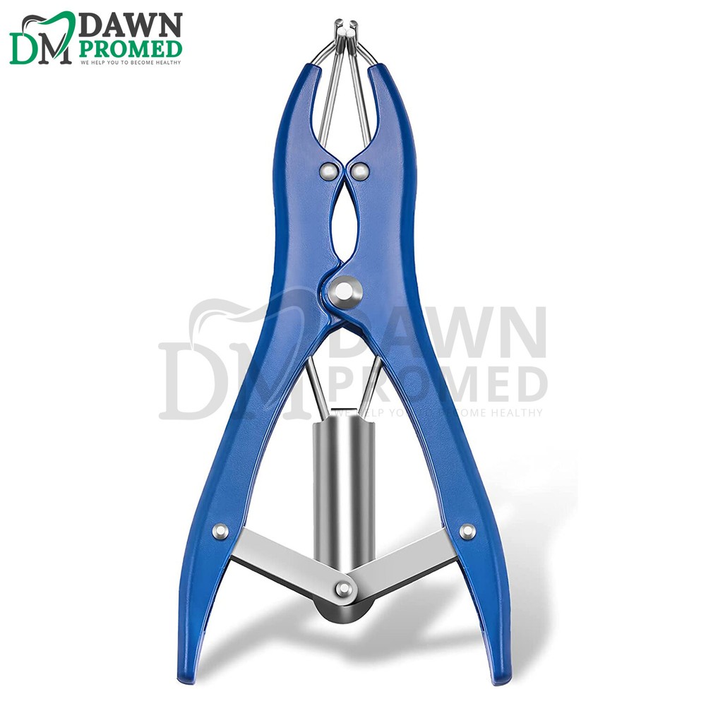 Elastrator Castration & Tail Docker Pliers + FREE 100 Elastic Bands German Grade