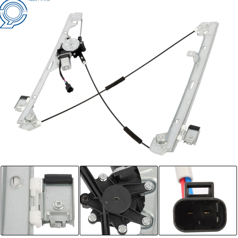 2x Front Left & Right Power Window Regulator w/ Motor for Chevy Silverado 1500
