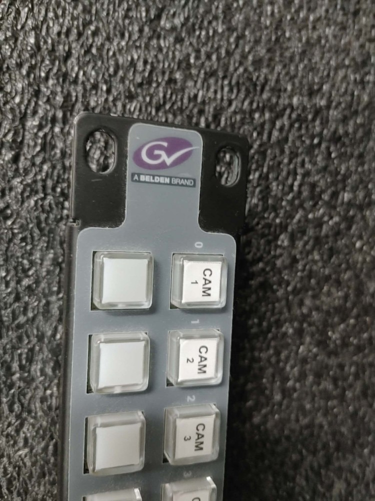 Belden GV Miranda NVision NV9605 1RU Multimode Paging Shallow Control Panel