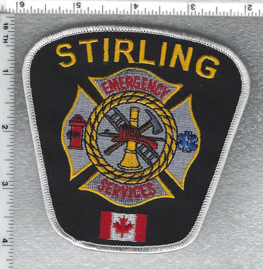 Stirling Fire Department (Alberta, Canada) Shoulder Patch
