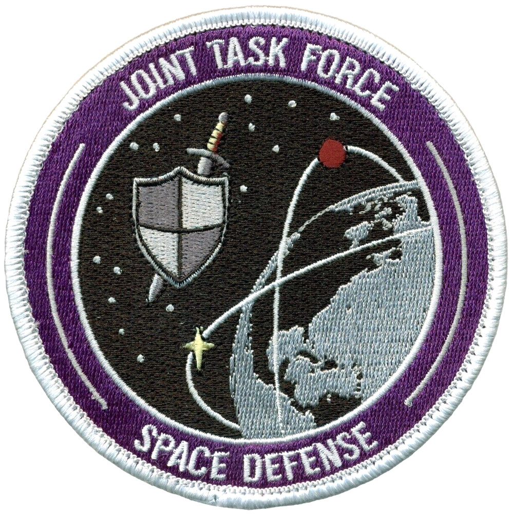 JOINT TASK FORCE-SPACE DEFENSE -JTF-SD-USSPACECOM- Schriever SFB- USSF VEL PATCH