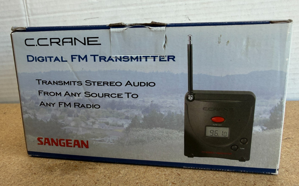C.Crane FM Transmitter FT-007 FM Transmitter With Power Supply