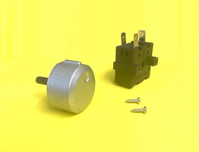 Bella Oven Function Selector Switch with knob & 2 Screws for Some Toasters Ovens